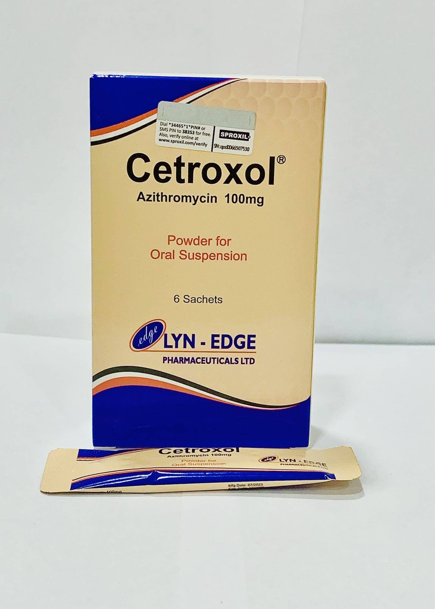 CETROXOL 100MG X 6 SACHETS