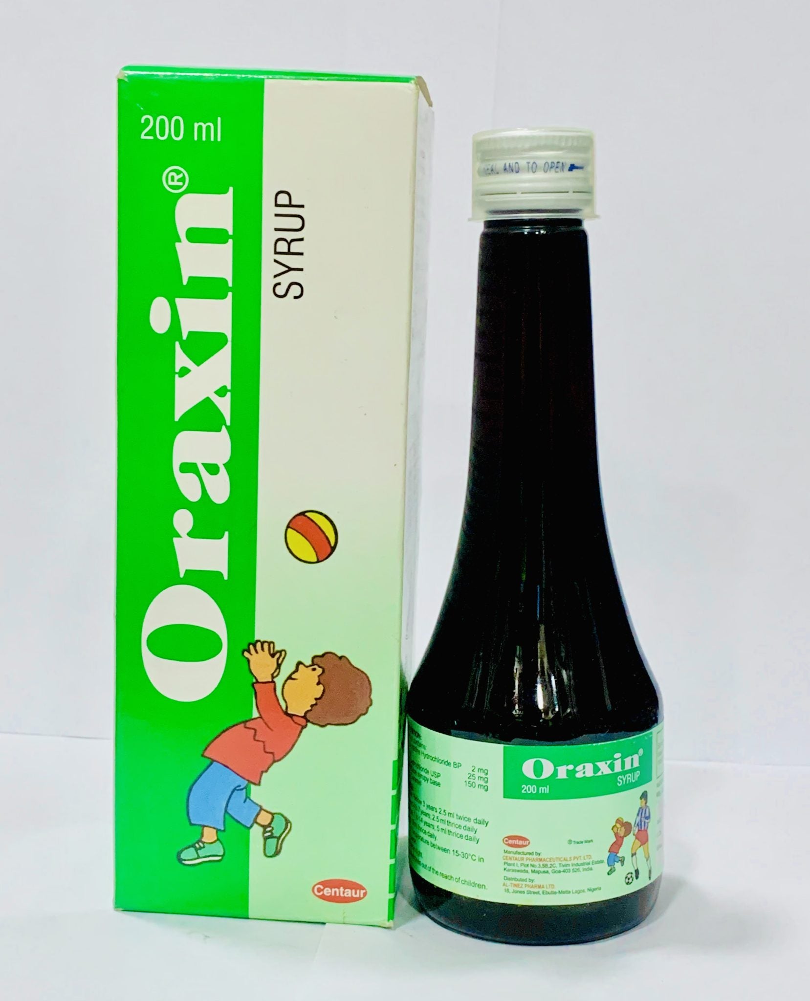 ORAXIN SYRUP 200MLS