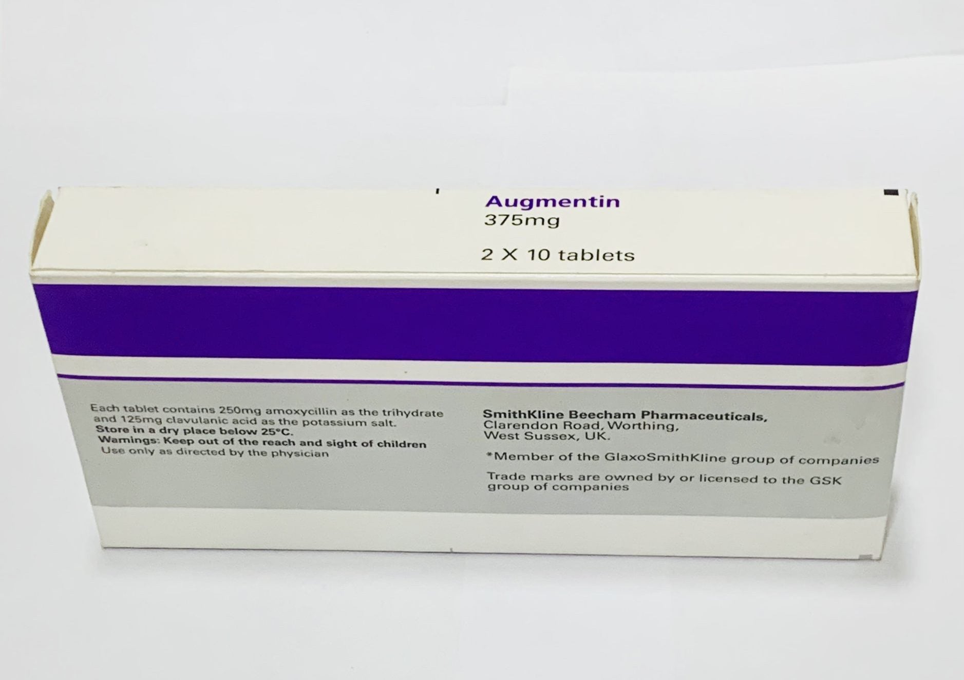 AUGMENTIN 375MG X20