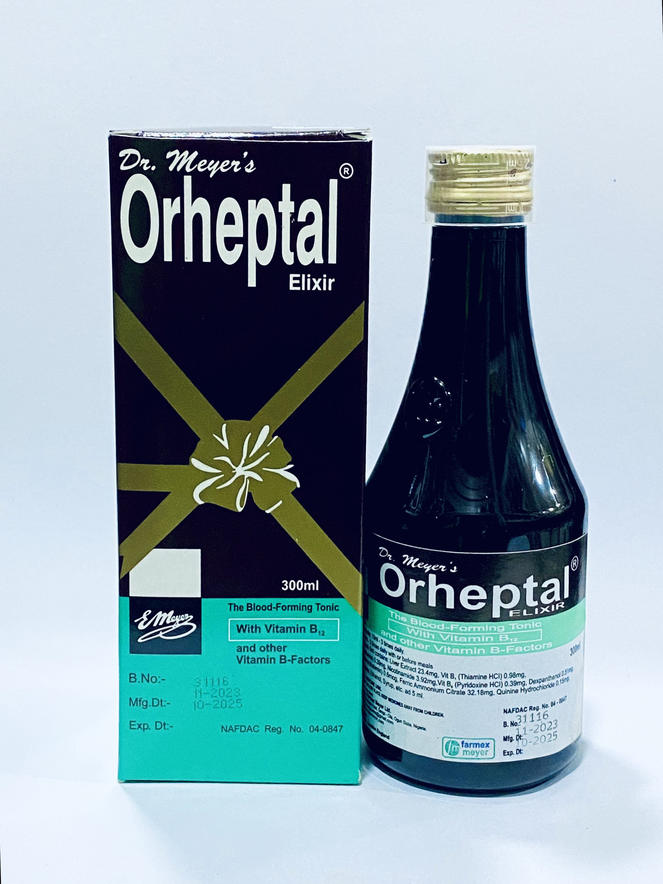 ORHEPTAL SYR 300MLS