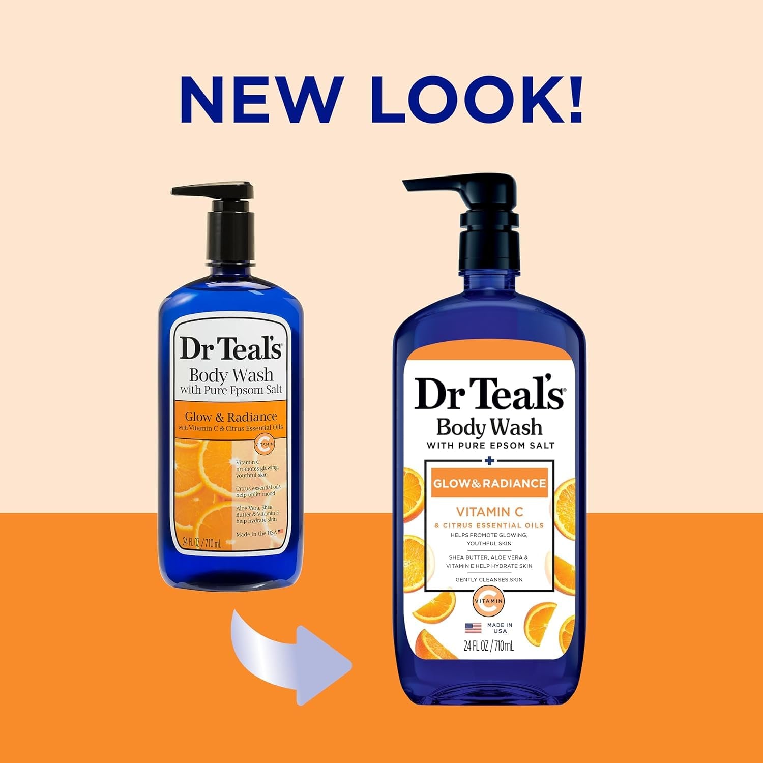 DR TEALS VIT.C BODY WASH 710MLS MIX