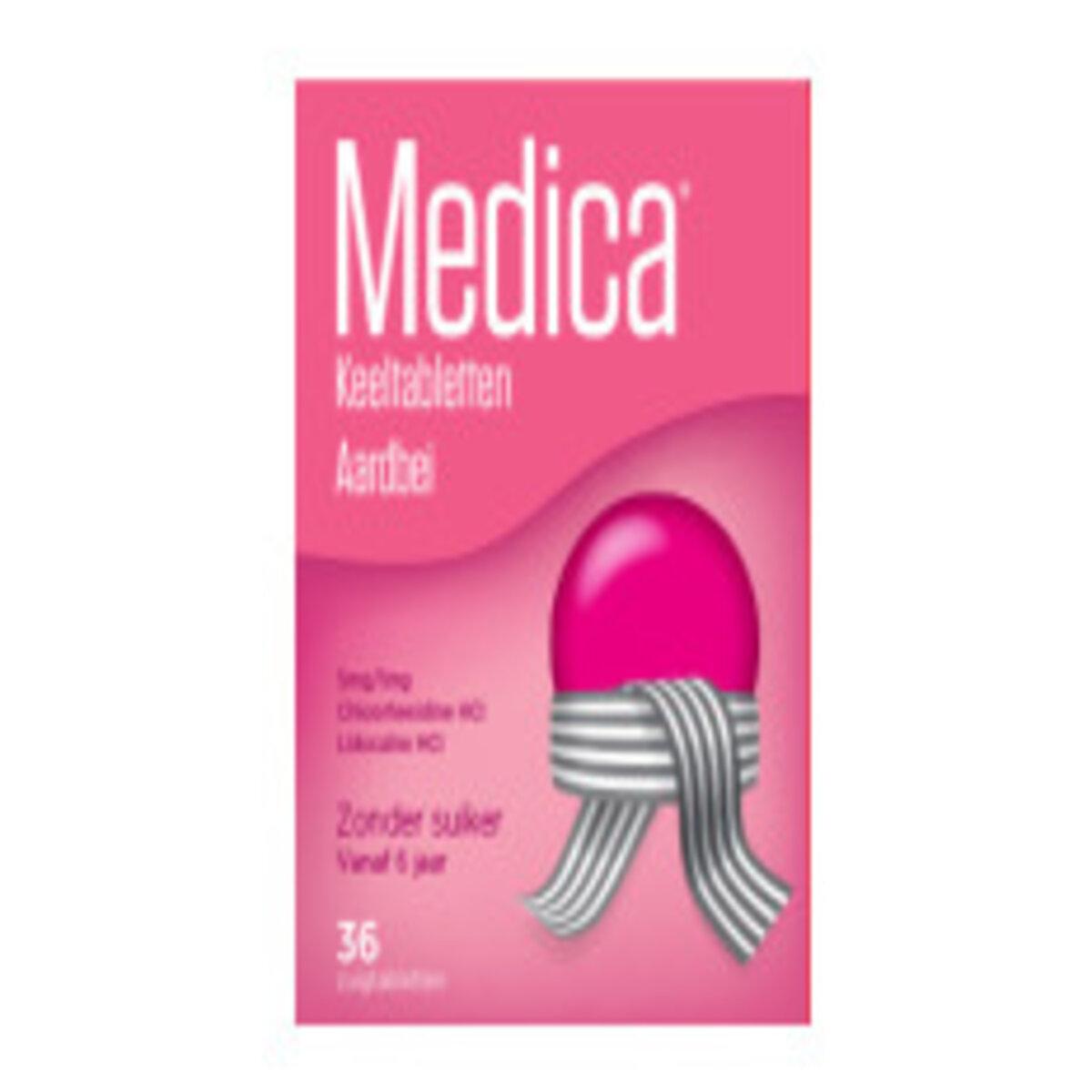 MEDICA LOZENGE FRAISE X 36