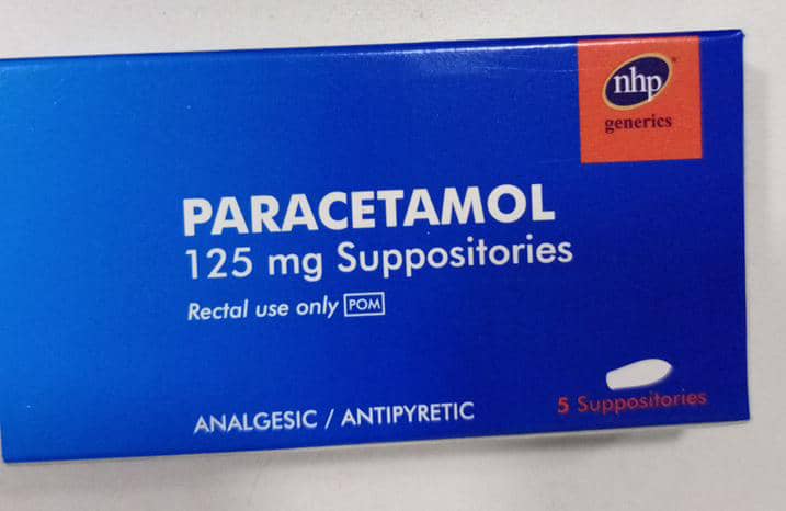 NHP PARACETAMOL SUPPOSIT. 125MG