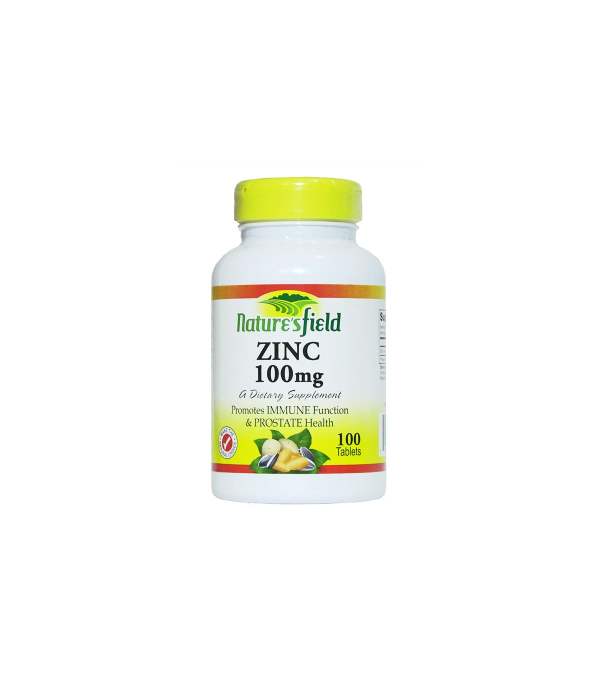 NATURES FIELD ZINC 100MG X 100