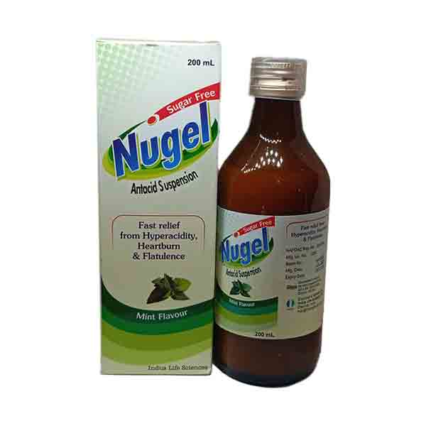 NUGEL ANTACID SUSPENSION 200ML MINT FLAVOUR