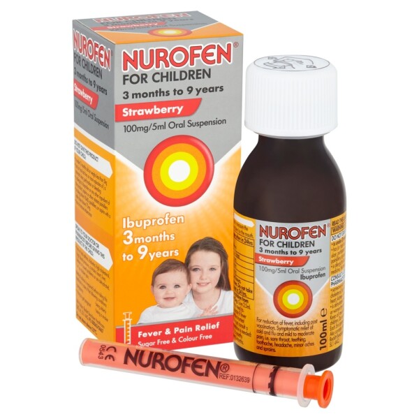 NUROFEN SUSP STRAWBERRY FLAVOU