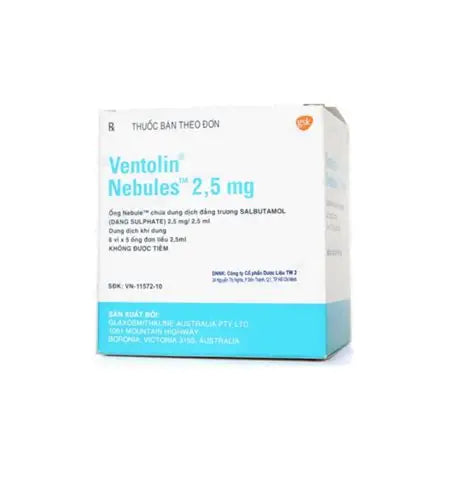 VETOLIN NEBULES 2.5MG X 5 PER SACHET