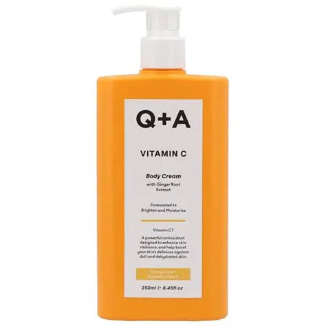 Q+A VITAMIN C BODY CRM 250MLS