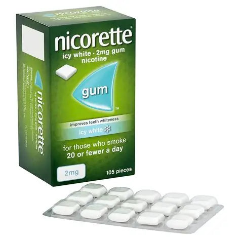 NICORETTE GUM ICYWHITE 4MG X 105
