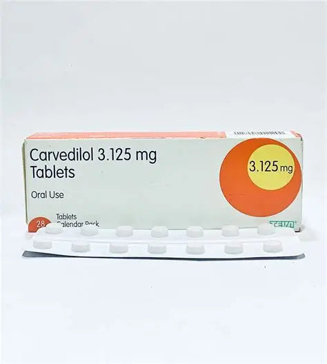 CARVEDILOL 3.125MG TABS X 28 IN
