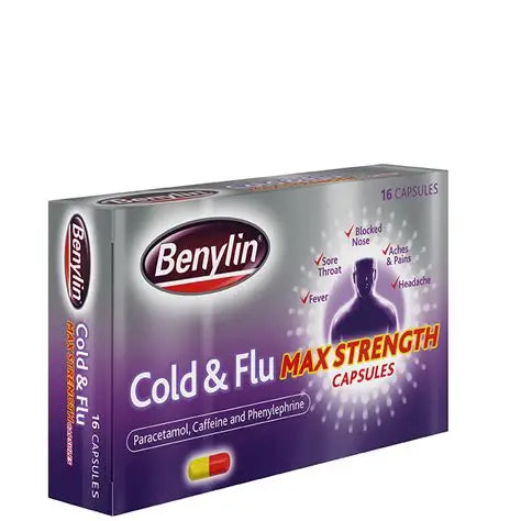 BENYLIN COLD& FLU MAX STR X 16