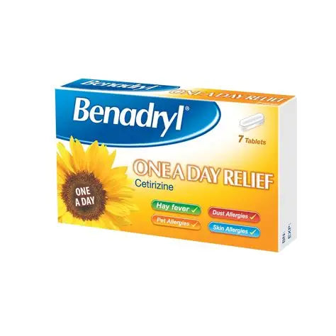 BENADRY ALLERG.ONE A DAY X 7