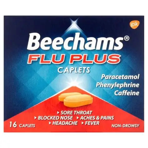 BEECHAMS FLU PLUS CAPS X 16