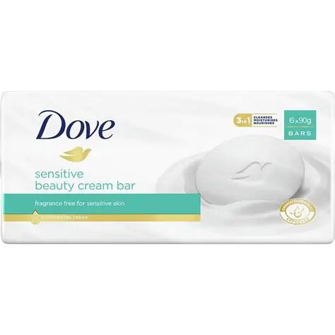 DOVE SENSITIVE BAR SOAP X 6
