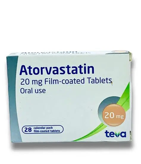 ATORVASTATIN 20MG X 28 TEVA