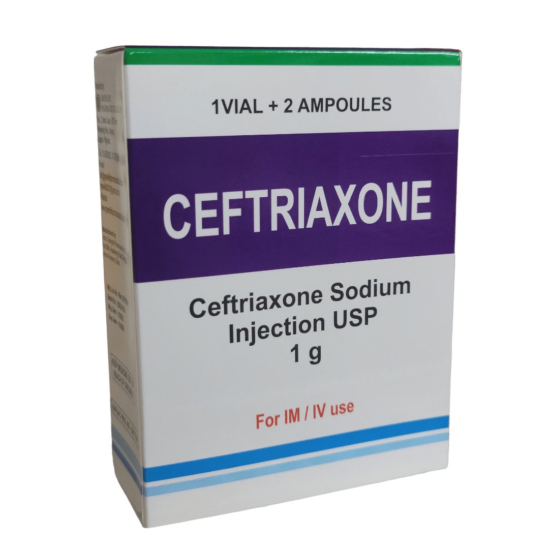 CEFTRIAXONE 1G INJ GREENLIFE