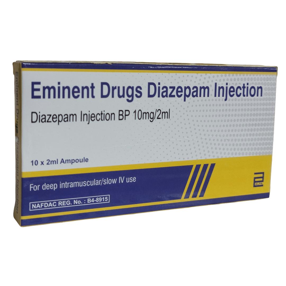 EMINENT DIAZEPAM INJ 10MG X 2ML