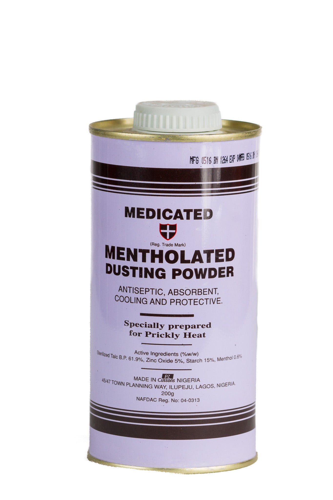 MEDICATED MENTHOLATED POWD 200G