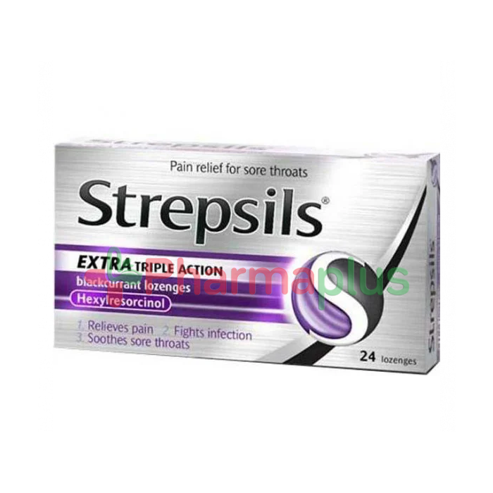 STREPSILS EXTRA T.A CHERRY X 24