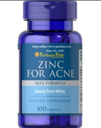 PURITANS PRIDE ZINC FOR ACNE