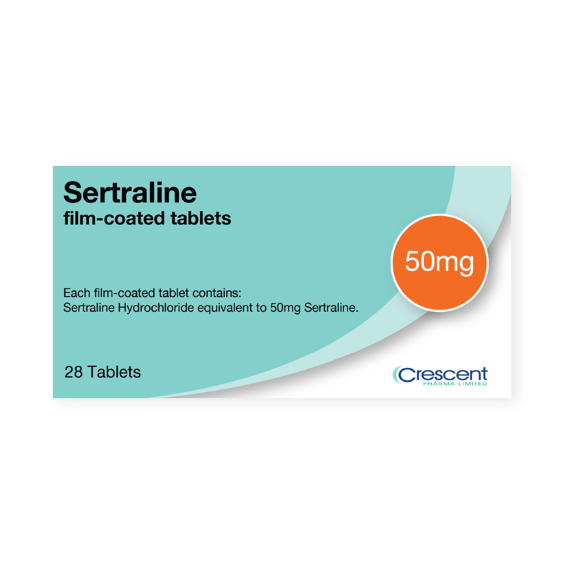 SERTRALINE 50MG CRESCENT