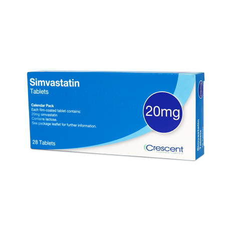 SIMVASTATIN 20MG X 28 CRESCENT