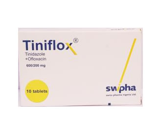 TINIFLOX 600/200MG X 10 TABS