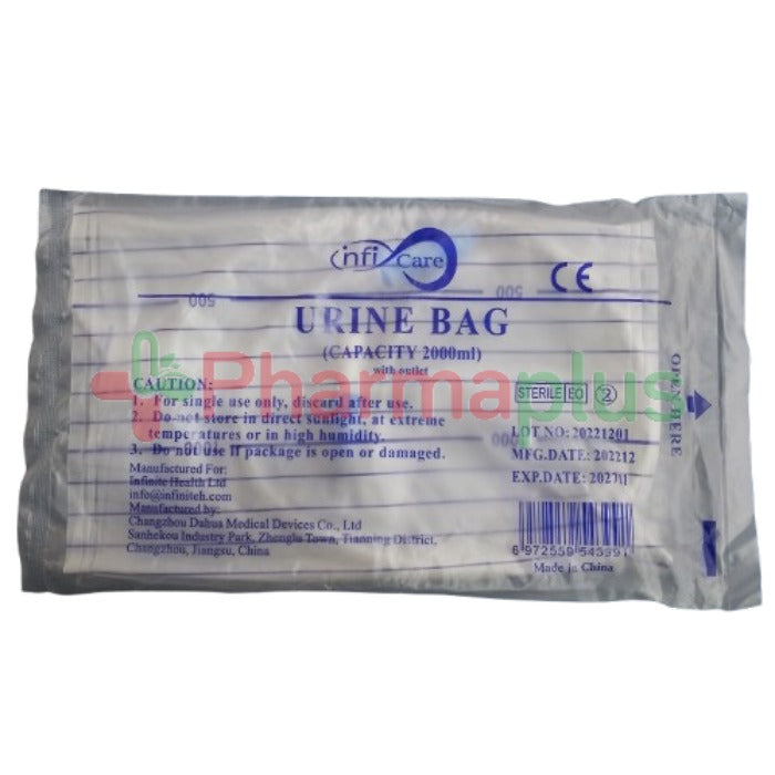 SILVER CARE PLUS URINE BAG X 1