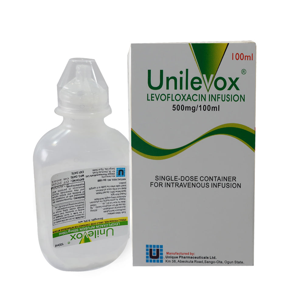 UNILEVOX 500MG/100MG INFUSION