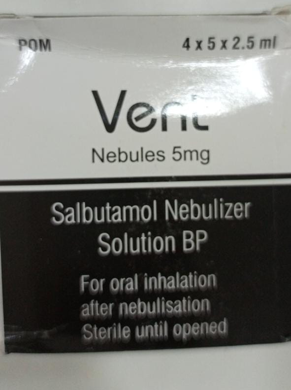 VENT NEBULES 5MG
