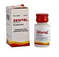ZENTEL SUSPENSION 20MLS 100MG/5ML