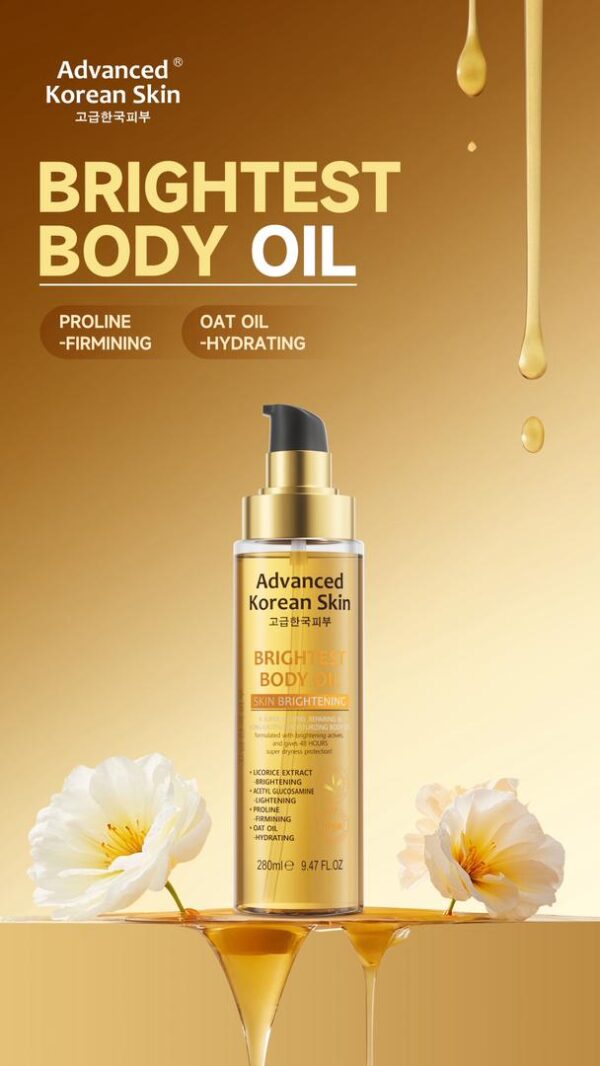 ADVANCE KOREAN SKIN BRIGHTEST BODY OIL 280ML