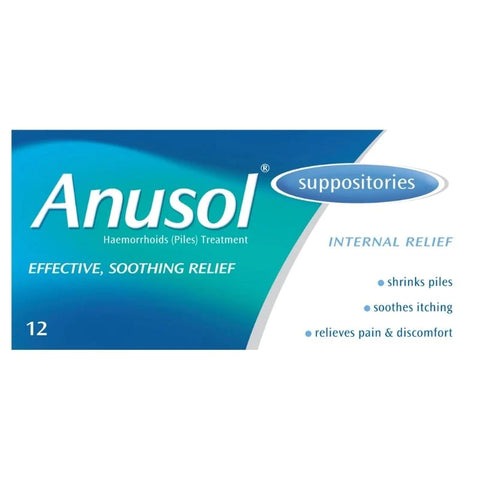 ANUSOL SUPPOSITORY X 12