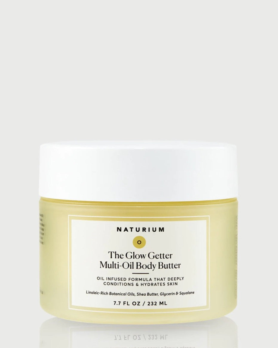 NATURIUM GLOW GETTER MULTI OIL BODY BUTTER CUP CREAM 232ML