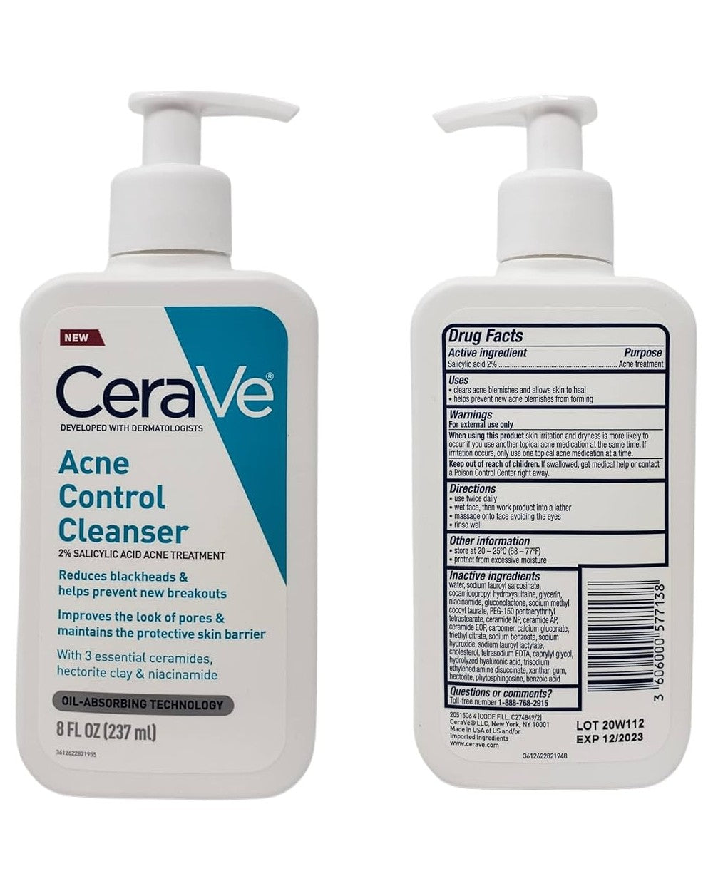 CERAVE ACNE CONTROL CLEANSER 47