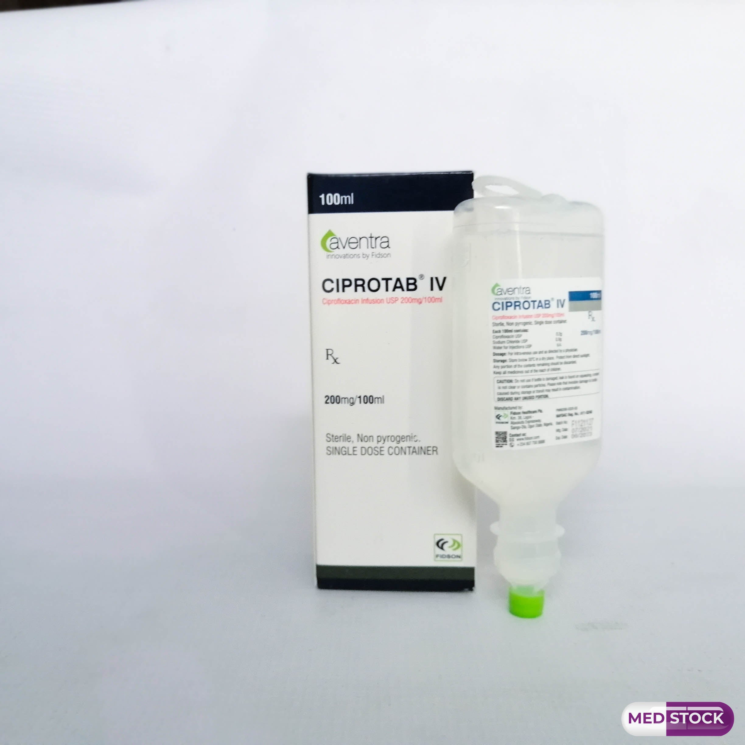 CIPROTAB IV INFUSION 100MLS