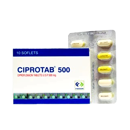 CIPROTAB 500MG X 14 TABS