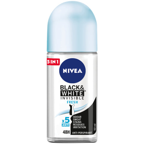 NIVEA BLACK& WHITE ROLL ON 50ML