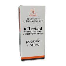 KCL RETARD SLOW-K 600MG POTASSIO CLORURO