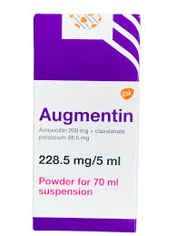 AUGMENTIN 228.5MG/5ML 70ML
