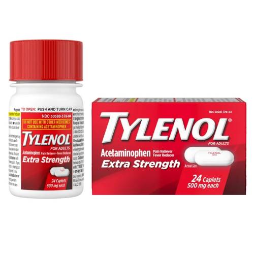 TYLENOL EXTRA STRENGTH 500MG X