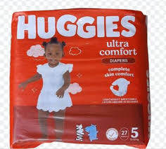 HUGGIES ULTRA COMFORT SIZE 5 X27