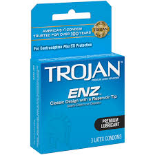 TROJAN ENZ CLASSIC  CONDOM X 3