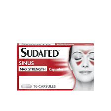 SUDAFED SINUS MAX STRENGTH X16