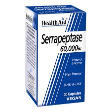 HEALTH AID SERRAPEPTASE 60000IU X30