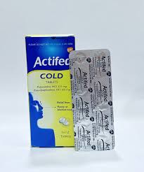 ACTIFED COLD TABS X 12