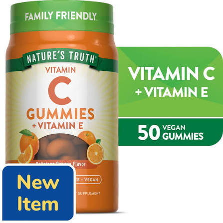NATURES TRUTH VITAMIN C GUMMIES ORANGE FLAVOR X100