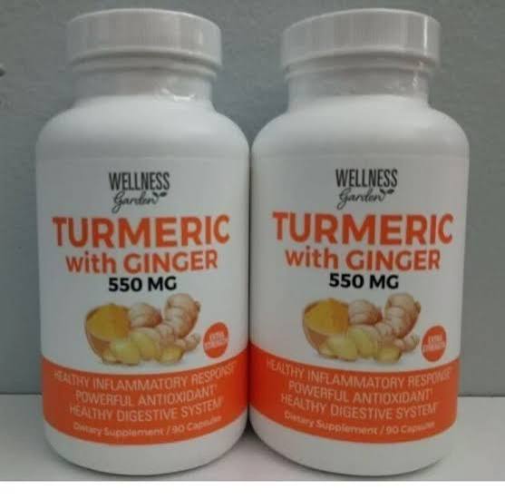 WELLNESS GARDEN TUMERIC 550MG X90