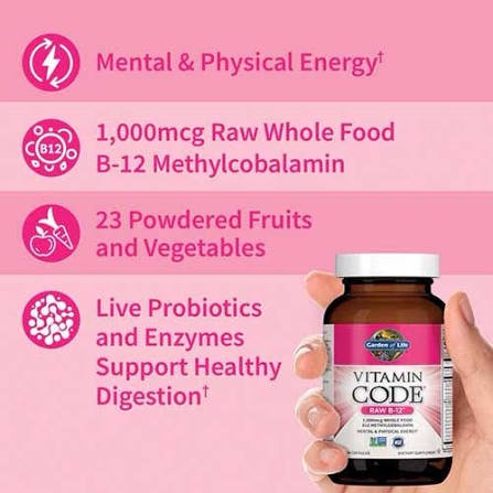 GOL VITAMIN CODE RAW B-12 X30