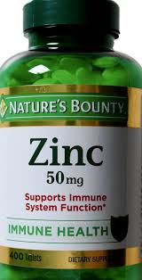 NATURES BOUNTY ZINC 50MG IMMUNE HEALTH X200